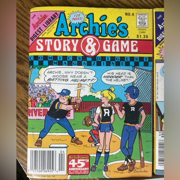 The Archie Digest Library. 7 Vintage Comic Books 1987. Jughead /Betty & Veronica - Picture 2 of 8